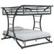 Stephan Gunmetal Full over Full Bunk Bed