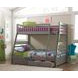 Ashton Grey Twin Over Full Bunk Bed