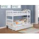 Chapman White Twin Over Twin Bunk Bed