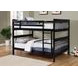 Chapman Black Full over Full Bunk Bed