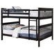 Chapman Black Full over Full Bunk Bed