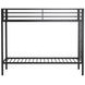 Alevera Black Twin Over Twin Bunk Bed