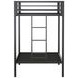 Alevera Black Twin Over Twin Bunk Bed