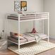 Alevera White Twin Over Twin Bunk Bed