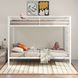 Alevera White Twin Over Twin Bunk Bed
