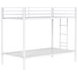 Alevera White Twin Over Twin Bunk Bed