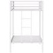 Alevera White Twin Over Twin Bunk Bed