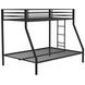 Alevera Black Twin Over Full Bunk Bed