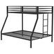 Alevera Black Twin Over Full Bunk Bed