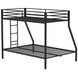 Alevera Black Twin Over Full Bunk Bed