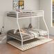 Alevera White Twin Over Full Bunk Bed