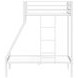 Alevera White Twin Over Full Bunk Bed