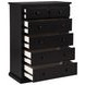 Sumerlin Black 6 Drawer Chest