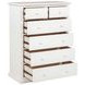 Sumerlin White 6 Drawer Chest