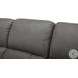 Hudson Coal Leather Triple Power Reclining Sofa with Bluetooth Speakers and Drop Down Table