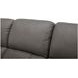 Hudson Coal Leather Power Reclining Sofa with Power Headrest and Lumbar