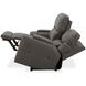 Hudson Coal Leather Power Reclining Sofa with Power Headrest and Lumbar