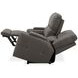 Hudson Coal Leather Power Reclining Sofa with Power Headrest and Lumbar