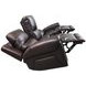 Burton Reno Walnut Leather Power Reclining Sofa with Power Headrest and Lumbar