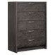 Kinsley Black Heron 5 Drawer Chest