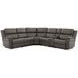 Spencer Lambert Granite Leather 6 Piece Modular Power Reclining Sectional with USB Charging