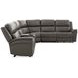 Spencer Lambert Granite Leather 6 Piece Modular Power Reclining Sectional with USB Charging