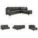 Valderno Fog 2 Piece RAF Chaise Sectional