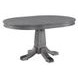 Foundry Brushed Pewter 60" Oval Dining Table