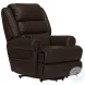 Muncy Walnut Chaise Power Lift Recliner with Dual Motor And Zero Gravity