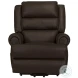 Muncy Walnut Chaise Power Lift Recliner with Dual Motor And Zero Gravity