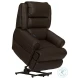 Muncy Walnut Chaise Power Lift Recliner with Dual Motor And Zero Gravity