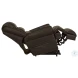 Muncy Walnut Chaise Power Lift Recliner with Dual Motor And Zero Gravity