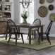 Hearthstone Tobacco Extendable Rectangular Leg Dining Table