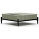 Madera Verdigris Koto and Modern Walnut Square Marble Top Cocktail Table
