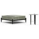Madera Verdigris Koto and Modern Walnut Occasional Table Set