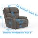 Snoozer Fossil Power Lift Lay Flat Recliner with Power Headrest
