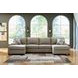 Seyler Lane Hemp 3 Piece Modular Double Chaise Sectional with Sleeper
