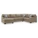 Seyler Lane Hemp 3 Piece Modular Sectional with LAF Chaise