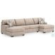 Seyler Lane Hemp 3 Piece Modular Double Chaise Sectional with Sleeper