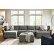 Revenna Greystone 3 Piece Modular Sectional with Double Chaise