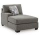 Revenna Greystone 3 Piece Modular Sleeper Sectional with Double Chaise