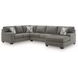 Revenna Greystone 3 Piece Modular Sleeper Sectional with RAF Chaise
