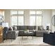 Revenna Greystone 3 Piece Modular Sectional with RAF Chaise