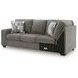 Revenna Greystone 3 Piece Modular Sleeper Sectional with RAF Chaise