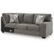 Revenna Greystone 3 Piece Modular Sectional with LAF Chaise