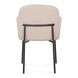 Sydney Taupe Performance Fabric Upholstered Arm Chair Set of 2