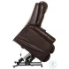 Madison Walnut Leather Lay Flat Power Lift Recliner