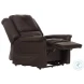 Elsie Chocolate Lay Flat Power Lift Recliner