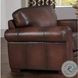 Danforth Caramel Leather Upholstered Accent Chair