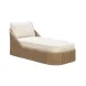 Axel Cream Performance Fabric Upholstered Outdoor Lounge Chair